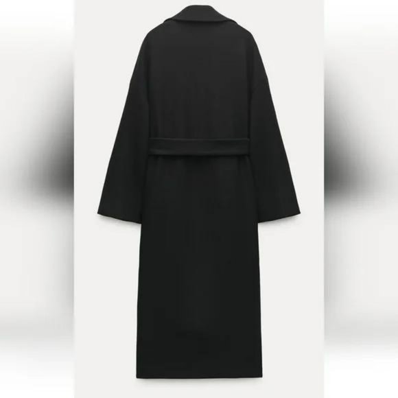 ZARA VENTED MANTECO WOOL COAT ZW COLLECTION - Picture 9 of 11